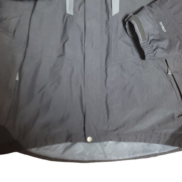 The North Face Mens Large Grey Full Zip Hyvent Jacket Multiple Pockets - Picture 3 of 9